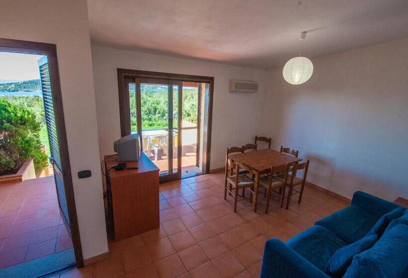 آپارتمان 2 خوابه با چشم‌انداز دریا, Residence Cala Petralana