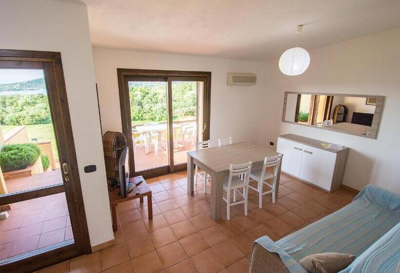 آپارتمان 1 خوابه با چشم‌انداز دریا, Residence Cala Petralana