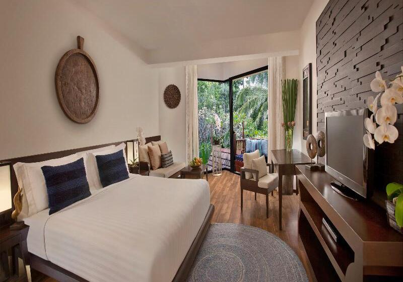 اتاق لوکس با چشم‌انداز باغ, Anantara Bophut Koh Samui Resort