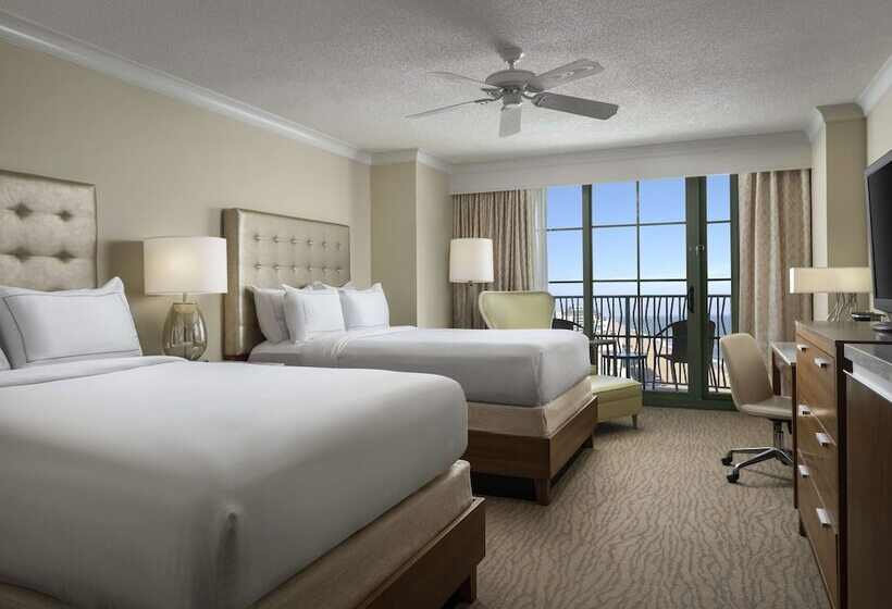 اتاق استاندارد با 2 تخت دوبل, Hilton Virginia Beach Oceanfront