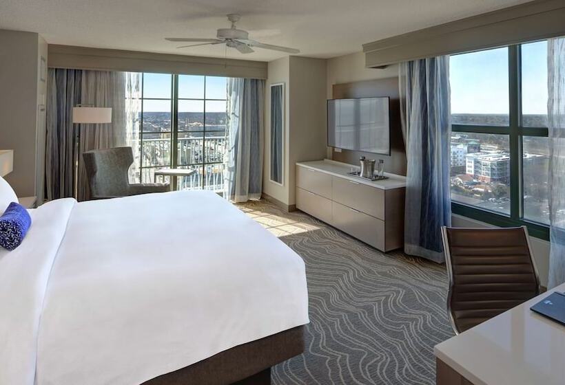 اتاق سوپریور با چشم‌انداز شهر, Hilton Virginia Beach Oceanfront