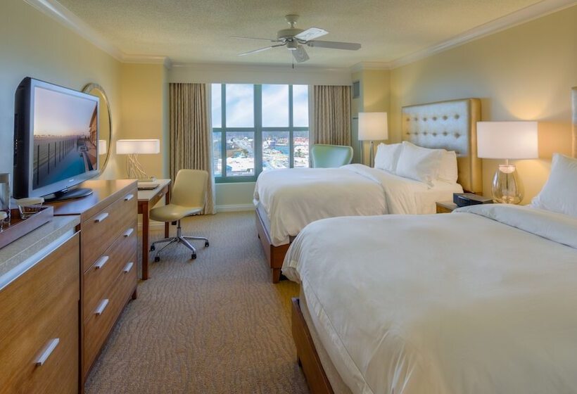 اتاق سوپریور با چشم‌انداز شهر, Hilton Virginia Beach Oceanfront