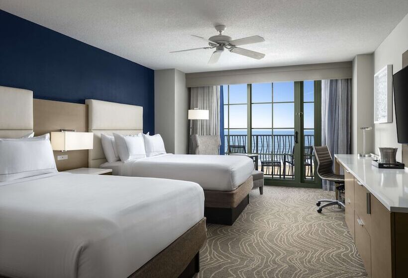 اتاق استاندارد با 2 تخت دوبل, Hilton Virginia Beach Oceanfront