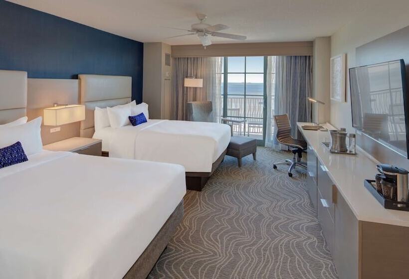 اتاق استاندارد با 2 تخت دوبل, Hilton Virginia Beach Oceanfront