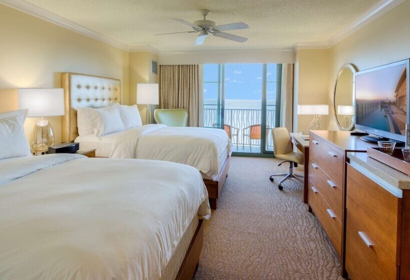 اتاق استاندارد با 2 تخت دوبل, Hilton Virginia Beach Oceanfront