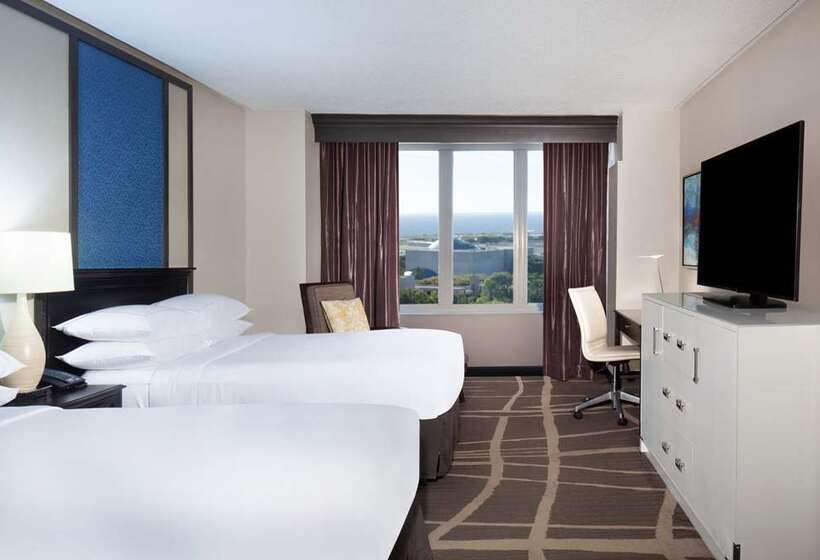 اتاق سوپریور با چشم‌انداز شهر, Hilton Virginia Beach Oceanfront