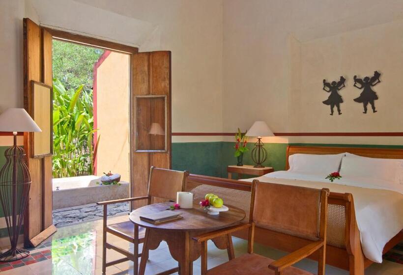 キングサイズベッドのスイートルーム, Hacienda San Jose Cholul