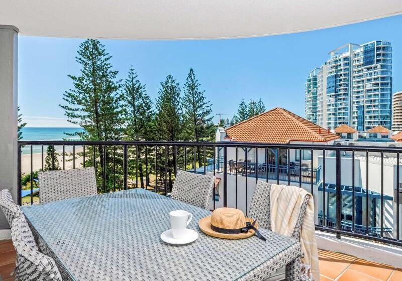 침실 3개 바다 전망 아파트, Mantra Coolangatta Beach