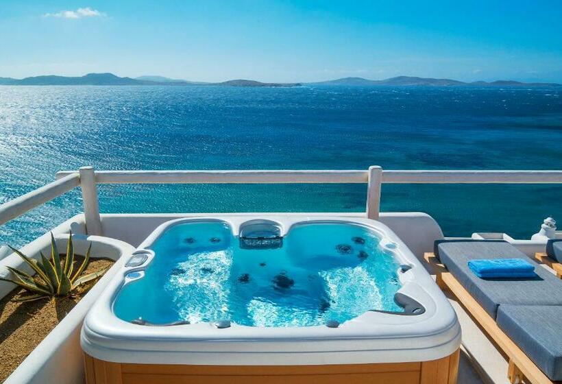 带海景的行政套房, Mykonos Grand Hotel & Resort