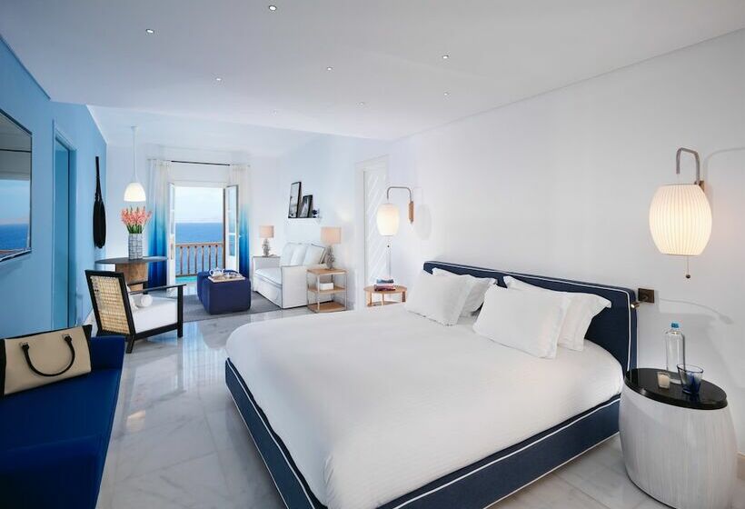 带海景的行政套房, Mykonos Grand Hotel & Resort