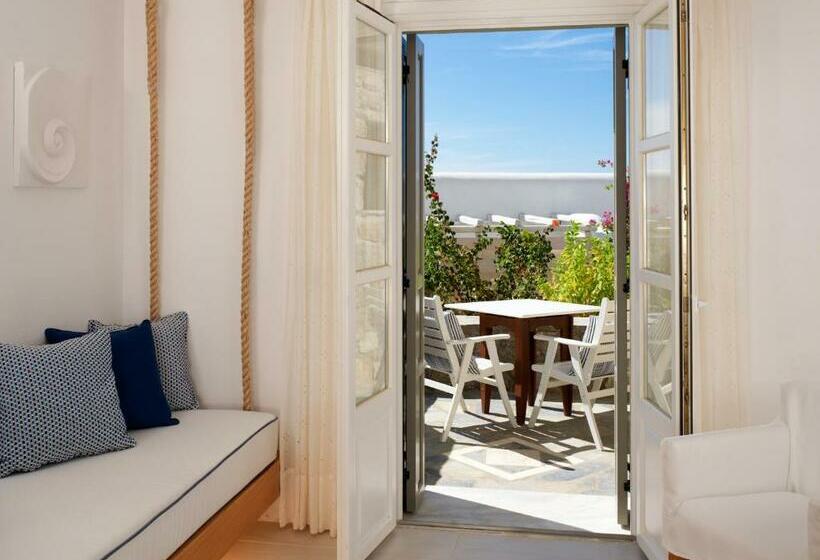 带花园景观高级房间, Mykonos Grand Hotel & Resort