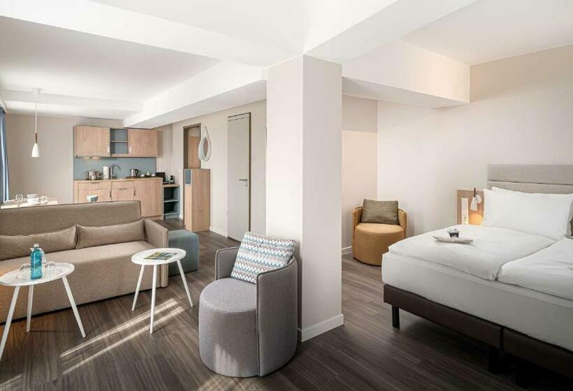 １ベッドルームのスーペリアアパートメント, Elaya Hotel Oberhausen Ehemals Ana Living Oberhausen By Arthotel Ana