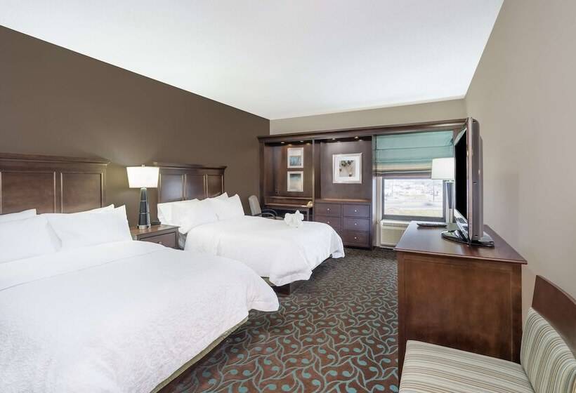 اتاق استاندارد با 2 تخت دوبل, Hampton Inn Terre Haute