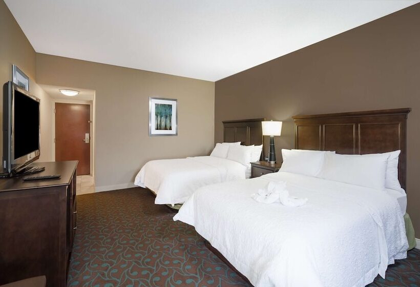 اتاق استاندارد با 2 تخت دوبل, Hampton Inn Terre Haute