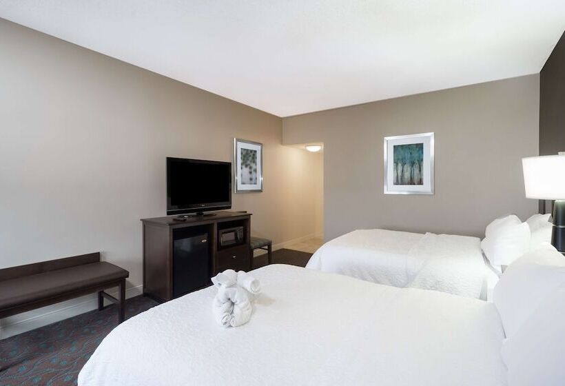 اتاق استاندارد با 2 تخت دوبل, Hampton Inn Terre Haute