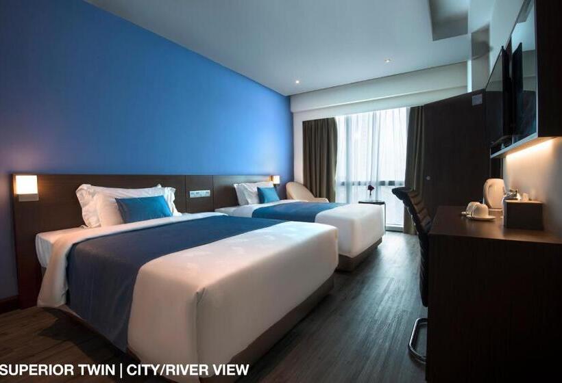 디럭스 룸 킹사이즈 침대, Astana Wing  Riverside Majestic