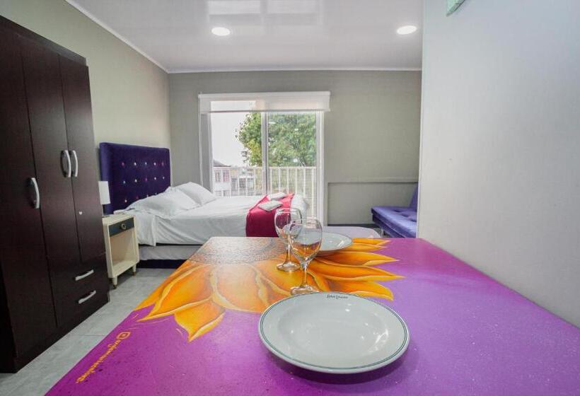 استودیو استاندارد با بالکن, Apartasuites & Hotel Bogota Teusaquillo