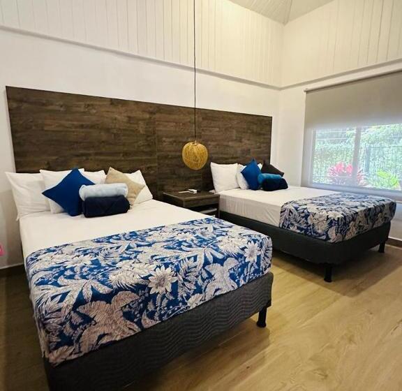 Номер Стандарт 2 Двуспальные Кровати, Ocotal Bed & Breakfast