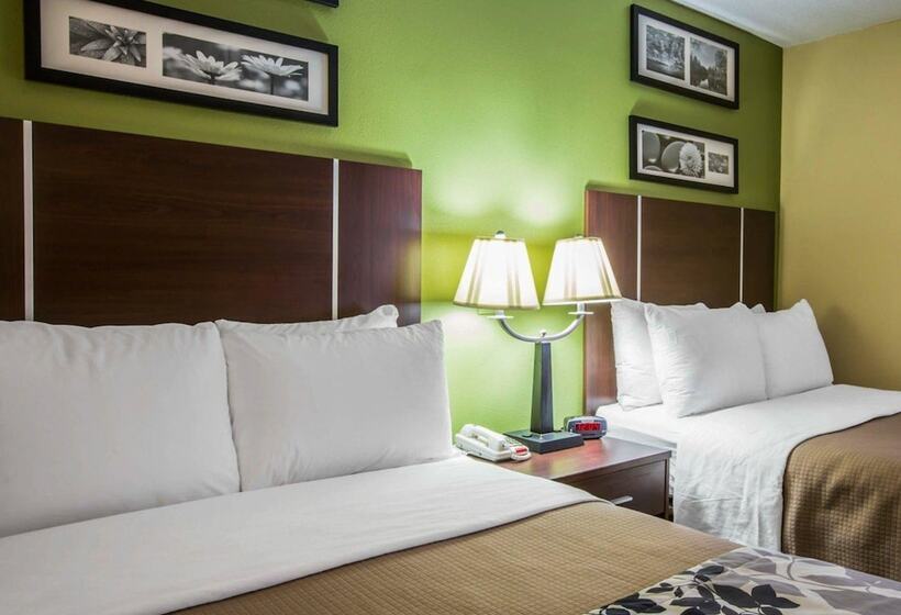 اتاق استاندارد با 2 تخت دوبل, Sleep Inn Asheville  Biltmore West