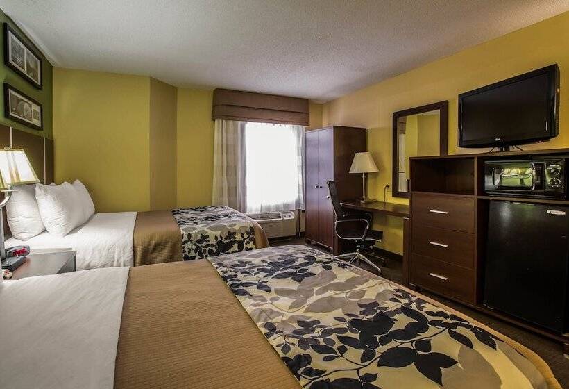 اتاق استاندارد با 2 تخت دوبل, Sleep Inn Asheville  Biltmore West