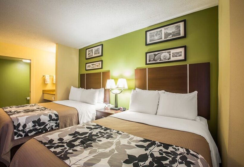 اتاق استاندارد با 2 تخت دوبل, Sleep Inn Asheville  Biltmore West