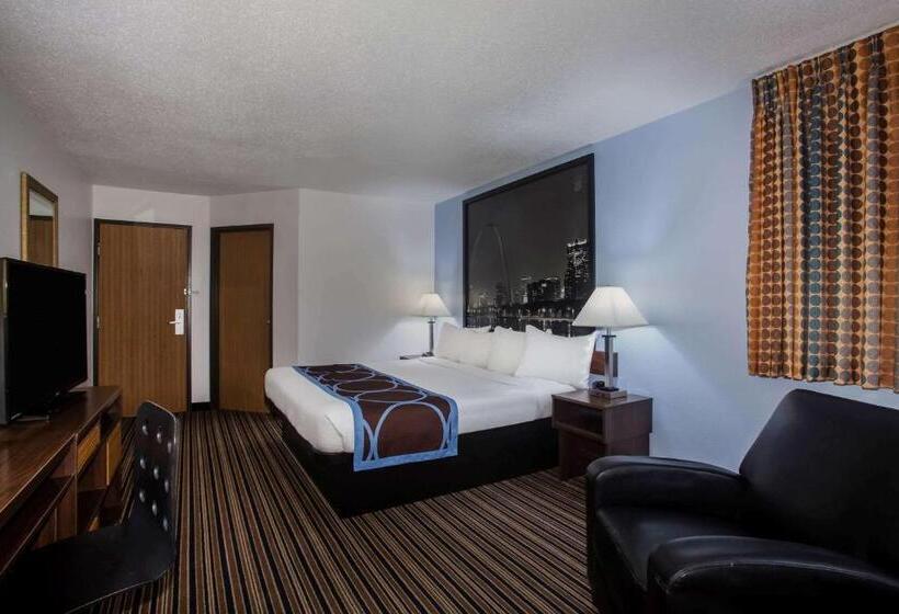스탠다드 룸 킹사이즈 침대, Super 8 By Wyndham Washington