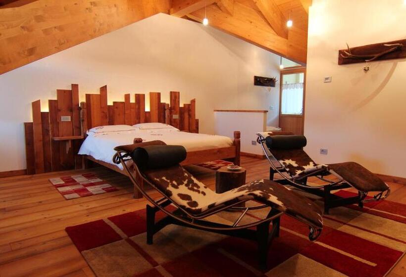 Люкс с гидромассажем, Albergo Edelweiss   Larespa