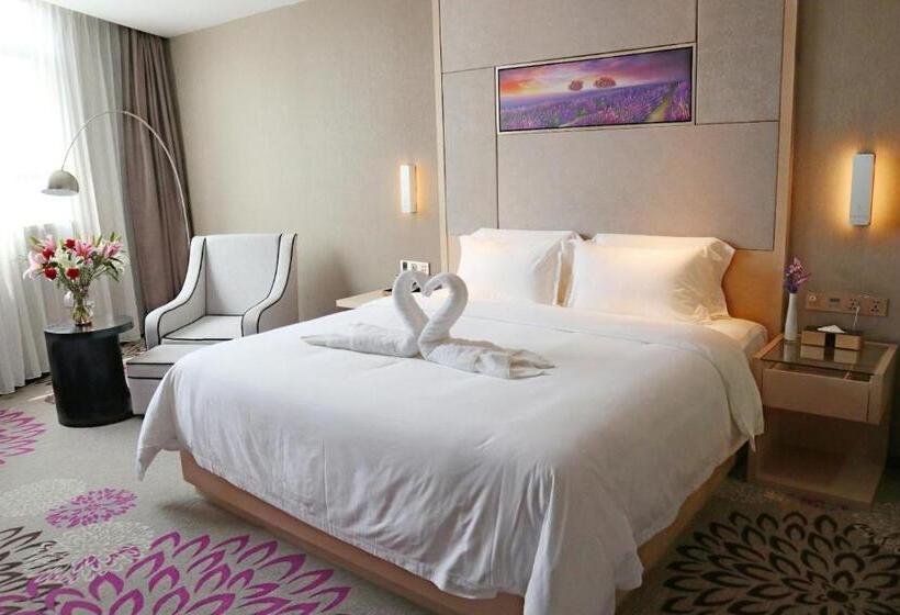 带大床的行政房间, Lavande Hotel Huizhou High Speed Railway South Station Wanlian Square
