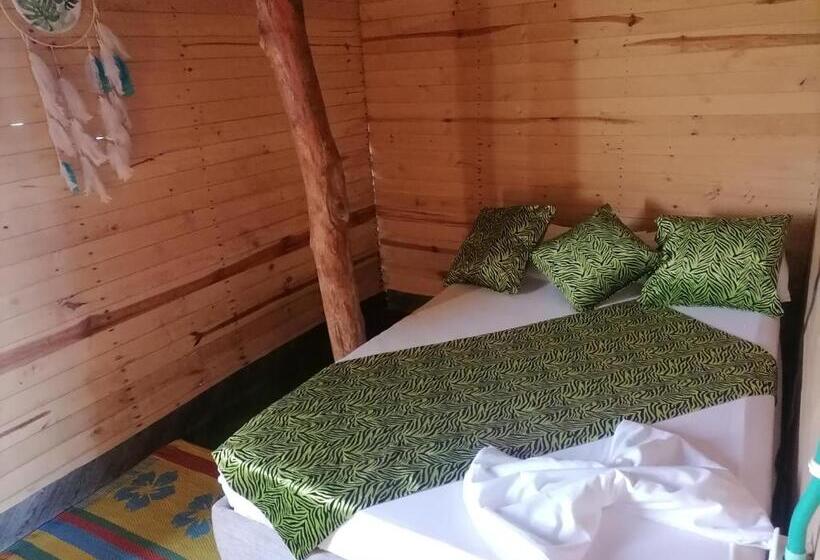 غرفة قياسية مطلّة علي البحيرة, Posada Chikiluky Bar