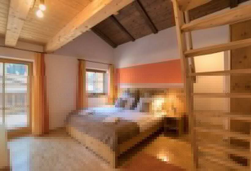 غرفة قياسية مزوَّدة بشُرفة, Chalet Murr By Skilink
