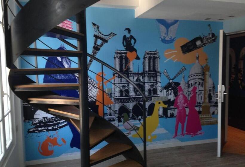 ファミリールーム, The 3 Ducks Eiffel Tower By Hiphophostels