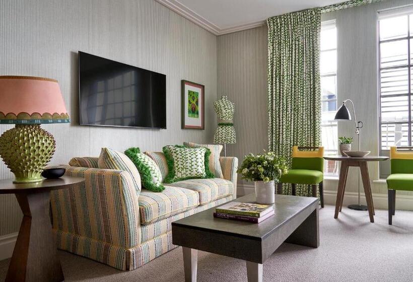 带阳台的豪华间, The Soho Hotel, Firmdale Hotels