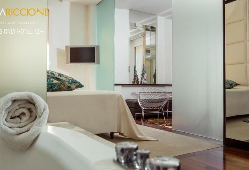 Люкс с гидромассажем, Luna Riccione E Aqua Spa Only Adults +12