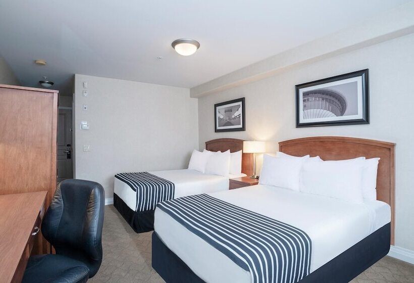 ２ダブルベッドのスタンダードルーム, Sandman Hotel & Suites Calgary West