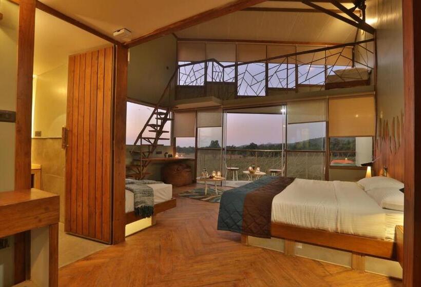 豪华湖景房, Tadoba Jungle Camp