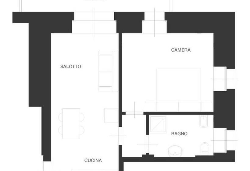Апартаменты 1 Спальня с Видом, Residence Aurora