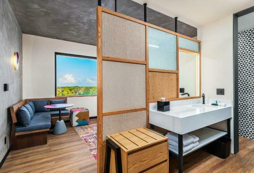 キングサイズベッドのスタンダードルーム, Aloft Tulum
