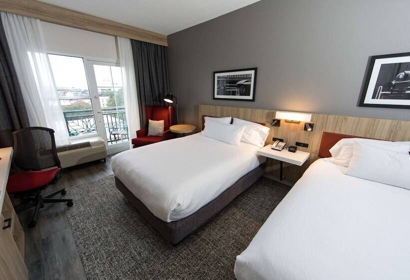 חדר סטנדרט שתי מיטות זוגיות, Hilton Garden Inn Savannah Historic District