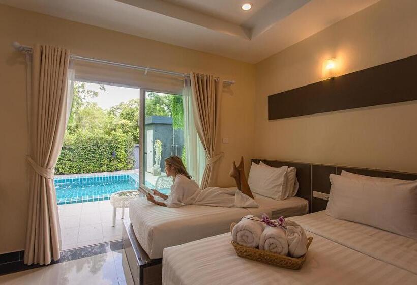 ویلای یک اتاق خوابه با استخر شنا, Ioon Resort ไออุ่นรีสอร์ท