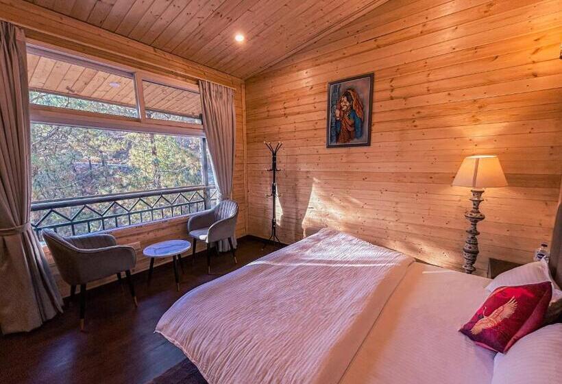 스탠다드 룸 킹사이즈 침대, Thehimalayanliving Whistling Pines