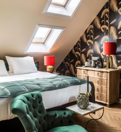 디럭스 룸 킹사이즈 침대, Boutiquehotel  T Gerecht