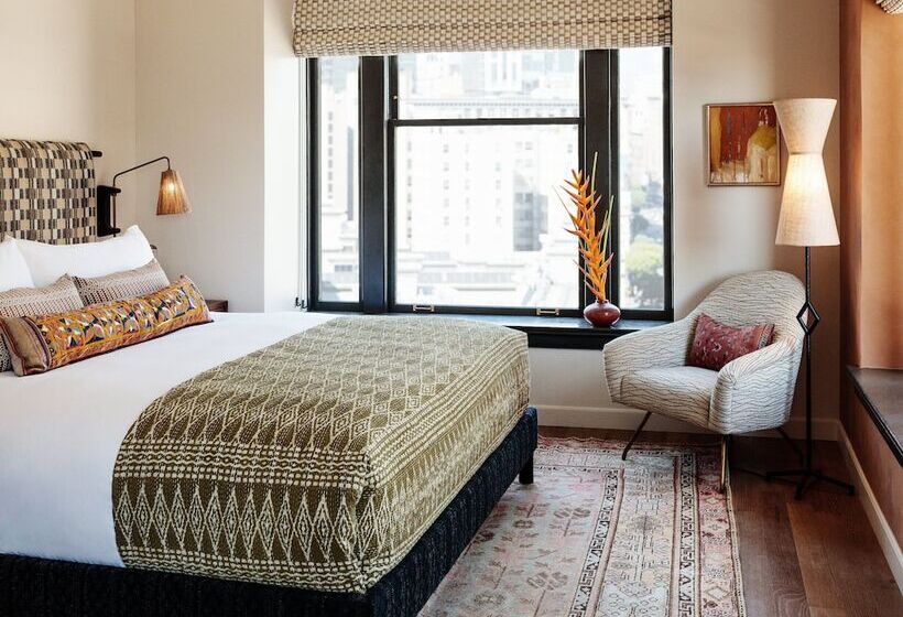 带观景的豪华间, Downtown Los Angeles Proper Hotel, A Member Of Design Hotels
