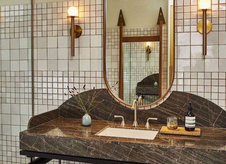 带观景的豪华间, Downtown Los Angeles Proper Hotel, A Member Of Design Hotels