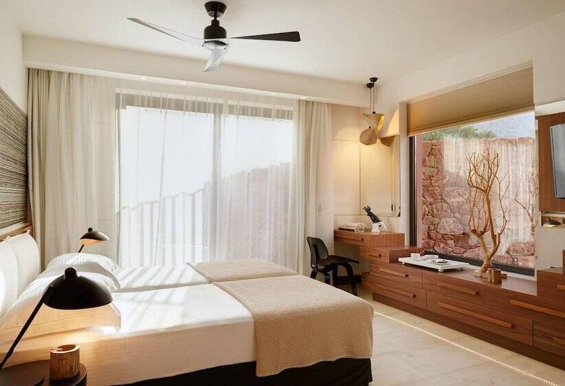 דירת דלוקס 2 חדרי שינה עם נוף לים, Domes Of Elounda, Autograph Collection