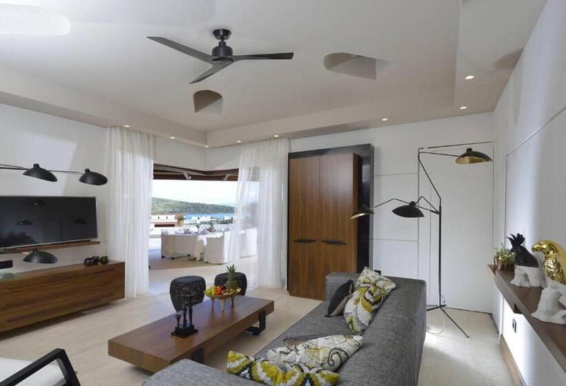 דירת דלוקס 2 חדרי שינה עם נוף לים, Domes Of Elounda, Autograph Collection