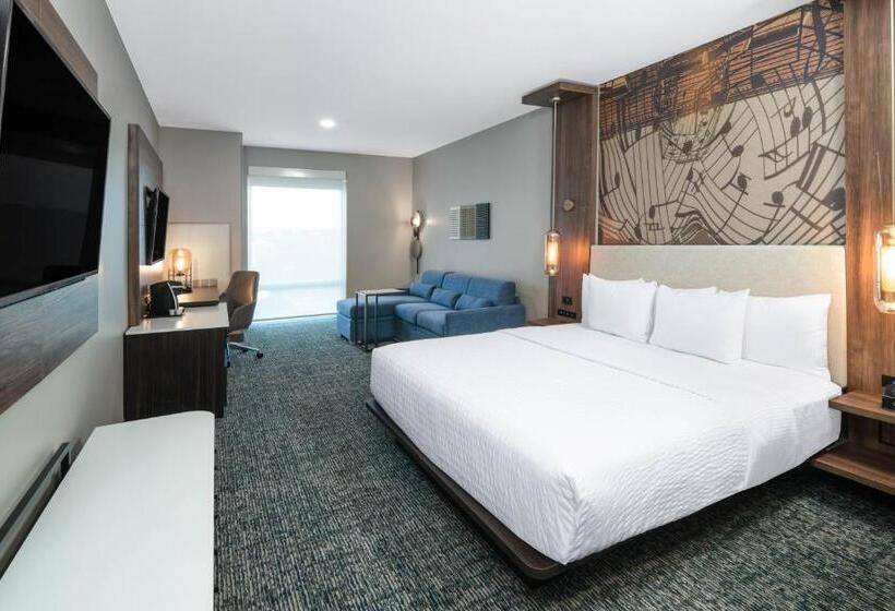 اتاق استاندارد با تخت بزرگ, La Quinta Inn & Suites By Wyndham Nashville Downtown Stadium