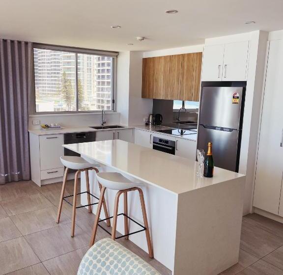 ２ベッドルームアパートメント, Golden Sands On The Beach   Absolute Beachfront Apartments