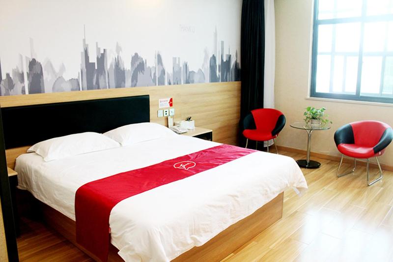 Номер Superior, Thank Inn Chain Hotel Hebei Shijiazhuang Xingtang Town North Yongchang Road