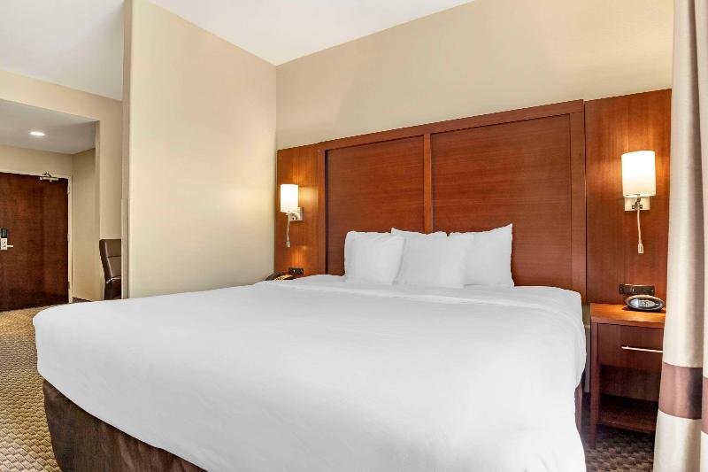 带大床的套房, Comfort Suites Medical Center Near Six Flags