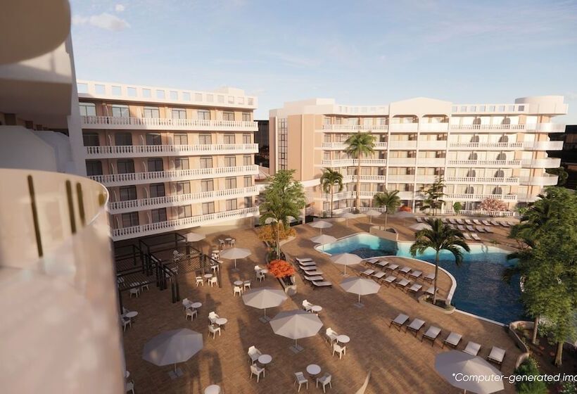 プールの見える１ベッドルームアパートメント, Ponient Dorada Palace by Portaventura World